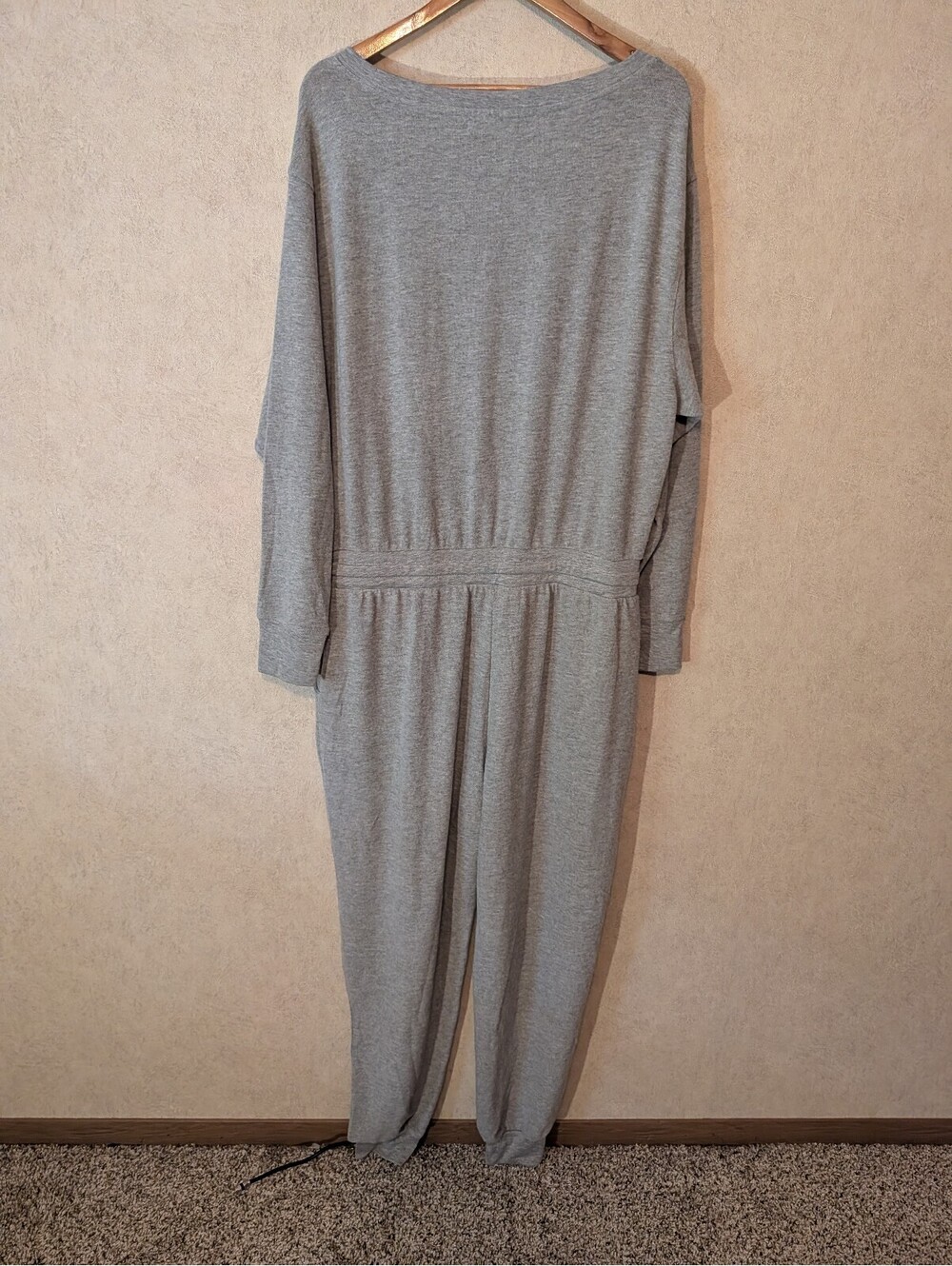 SPIRITUAL GANGSTER gray sweatshirt jumpsuit sz XL NWT - Picture 6 of 6